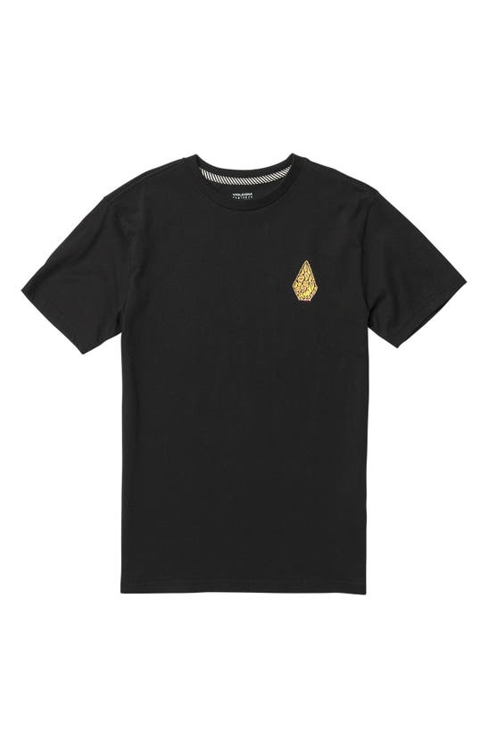 Volcom Kids' Tetsunori Graphic T-shirt In Black