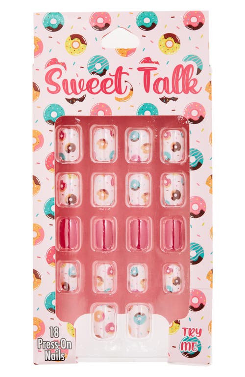 TASTE BEAUTY Kids' Sweet Talk Press-On Nails in Pink Multi at Nordstrom