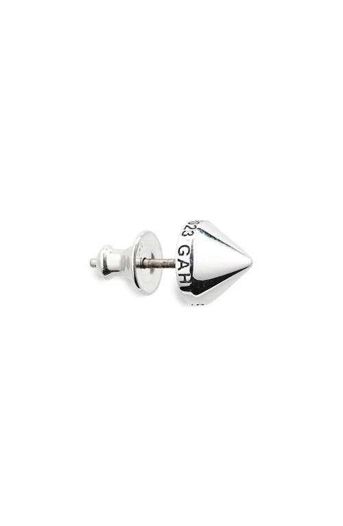 Single Spike Stud Earring in Silver
