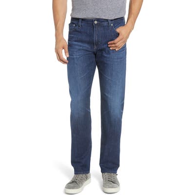 Ag Graduate Slim Straight Fit Jeans, Blue
