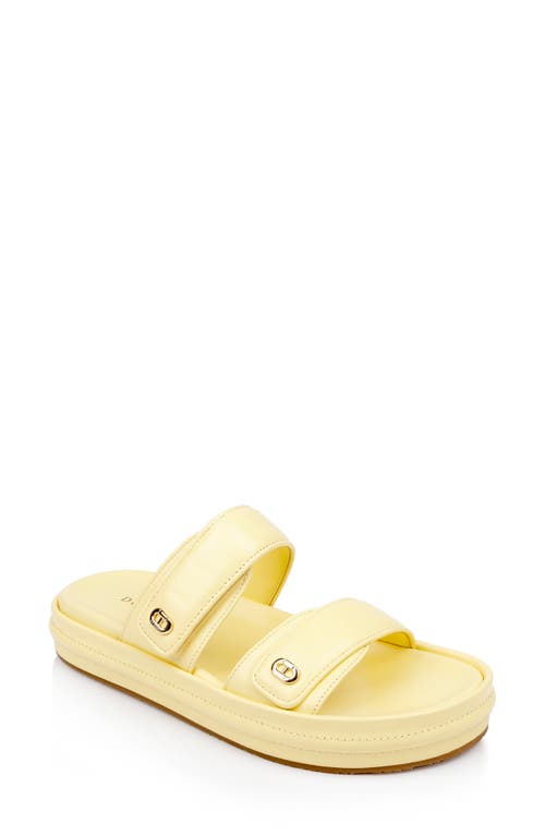 Finland II Slide Sandal in Soft Yellow