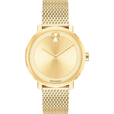 Movado Bold Mesh Bracelet Watch,