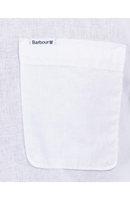 Barbour Men's Nelson Tailored-fit Solid Button-down Shirt In White