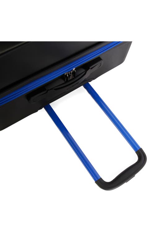 Shop Hurley Wave 29" Hardshell Spinner Suitcase In Black/blue