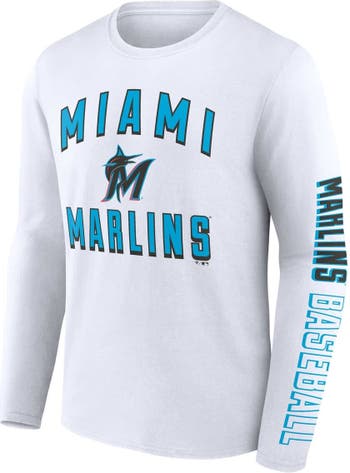 Miami Marlins Fanatics Branded Heart & Soul T-Shirt - Blue