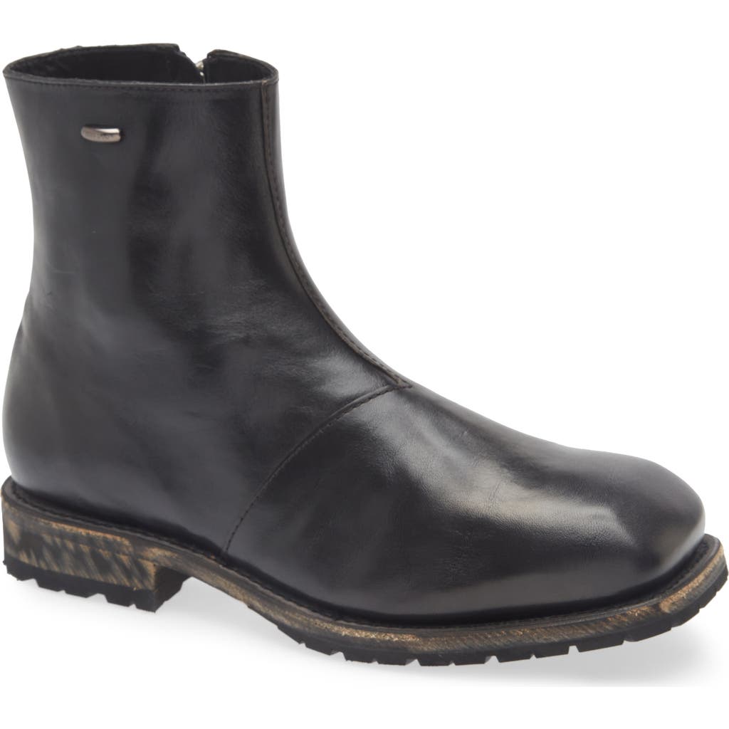 Our Legacy Engine Boot Ankle Boots In Black Leather In Black