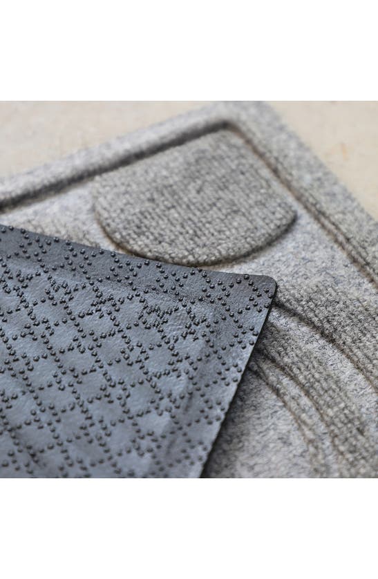 Shop Bungalow Flooring Pet Bow Mat In Medium Gray