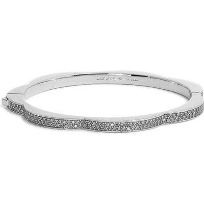 Kate Spade New York Sliced Scallops Pave Hinged Bangle