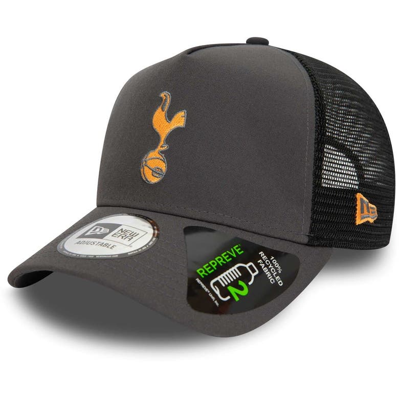 Shop New Era Gray Tottenham Hotspur Essential Repreve 9forty Trucker Adjustable Hat