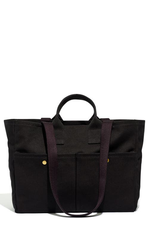 The Commuter Canvas Bag in True Black