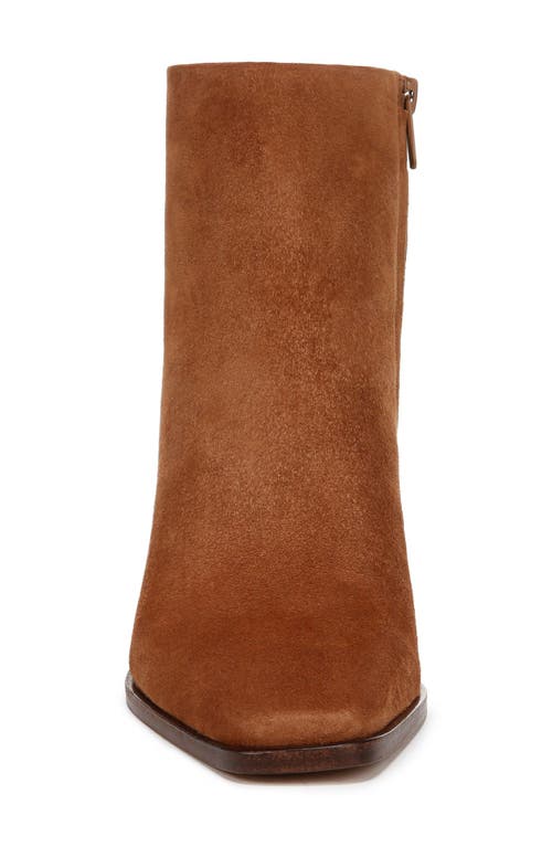 Shop Vince Gema Bootie In Dark Sequoia Brown