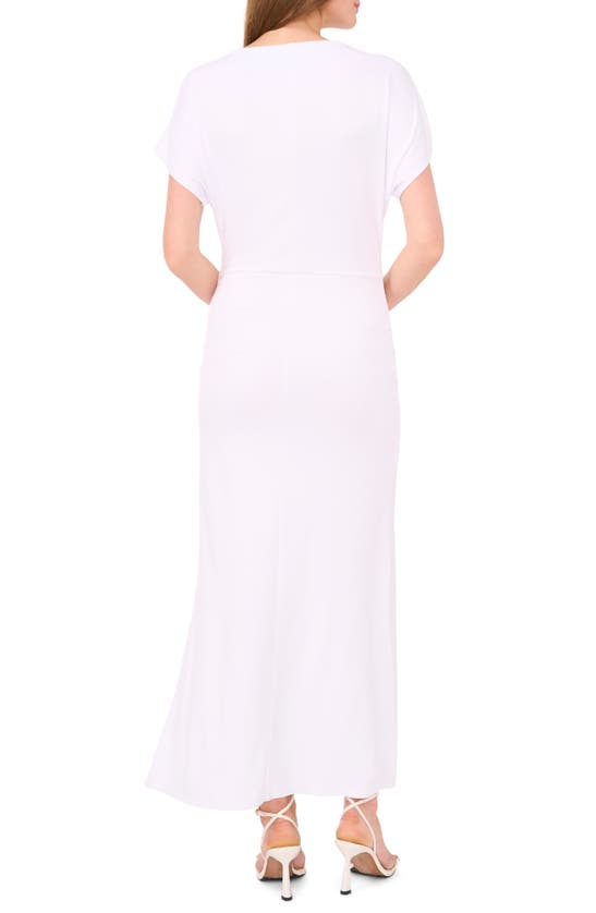 Shop Halogen (r) Dolman Sleeve Midi Dress In Bright White