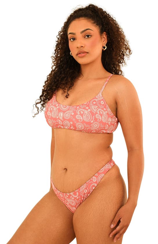 Dippin Daisys Redondo Top In Pink Paisley