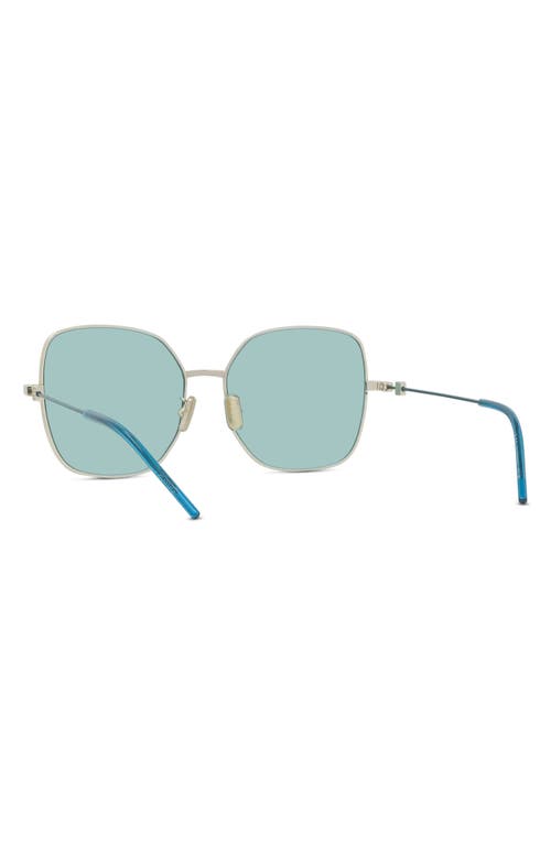 Shop Givenchy Gv Speed Gradient Square Sunglasses In Gold/blue