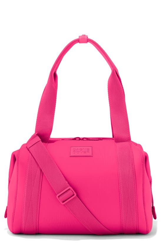 Dagne Dover Medium Landon Caryall Duffle Bag In Hottest Pink