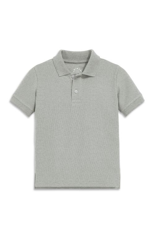 Shop Primary Short Sleeve Pique Polo In Heather Gray