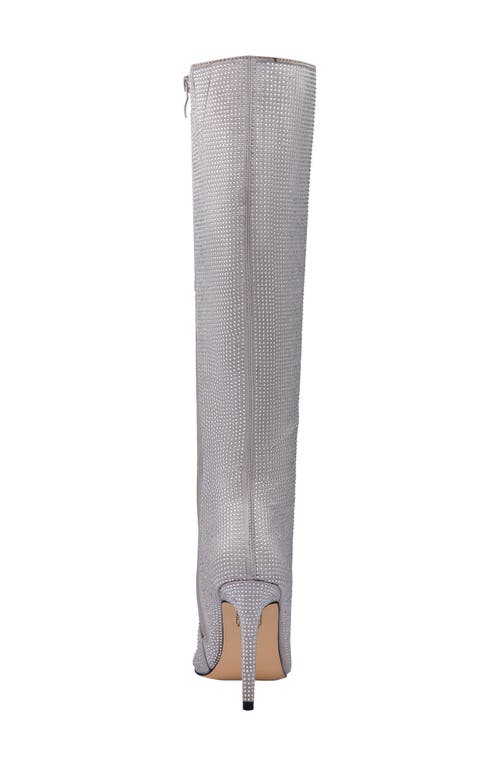 Lady Couture Diamond Boot In Silver