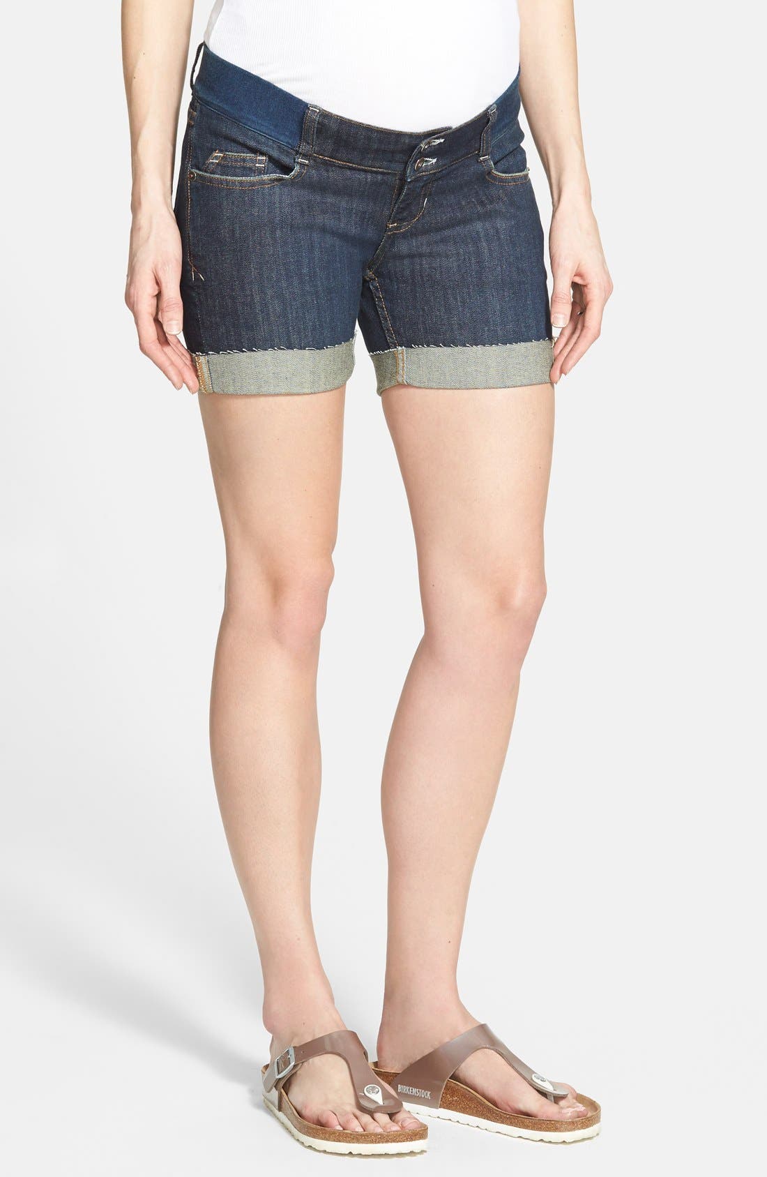 Olian Denim Maternity Shorts Nordstrom