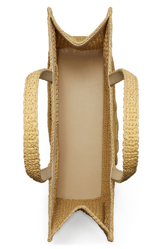 Shop Tory Burch Ella Large Hand Crocheted Tote In Natural