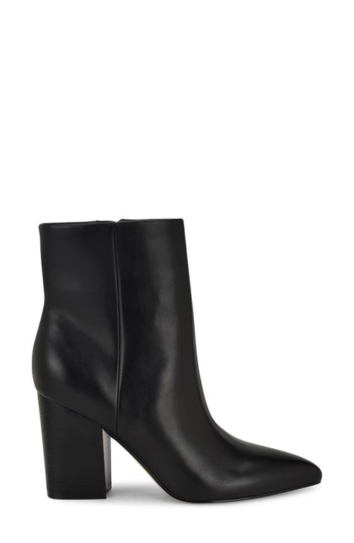 Shop Nine West Plumm Pointed Toe Bootie In Black