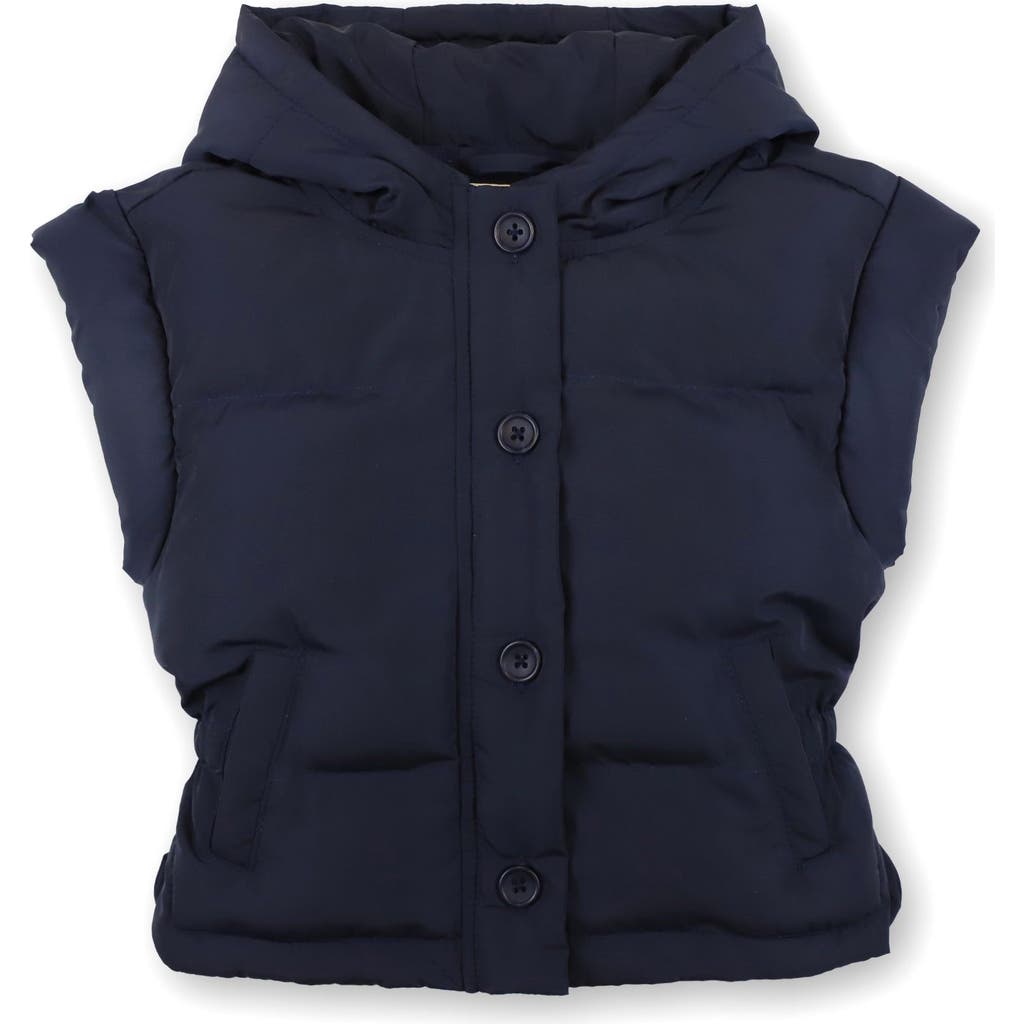 HOPE & HENRY HOPE & HENRY GIRLS' HOODED PUFFER VEST, KIDS