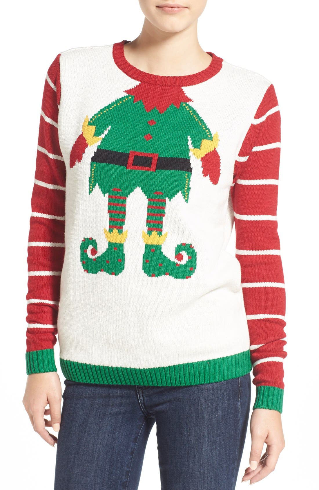Ugly Christmas Sweater 'Elf' Knit Sweater Nordstrom