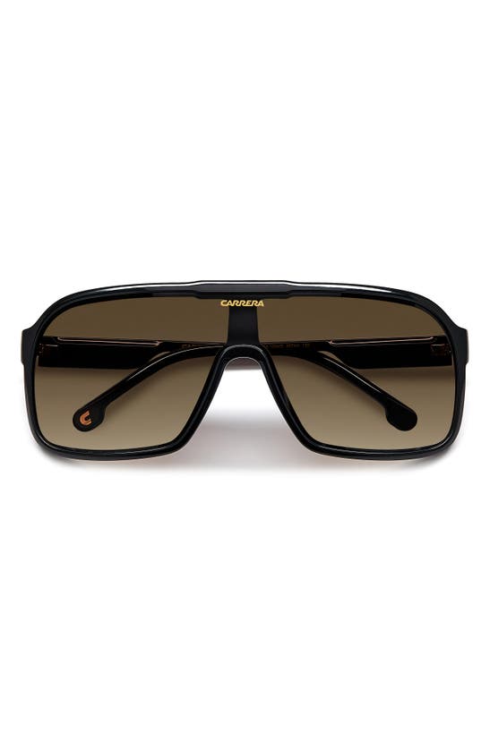 Shop Carrera Eyewear 99mm Oversize Rectangular Sunglasses In Black