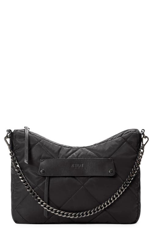 MZ Wallace Madison Everyday Quilted Nylon Crossbody Bag in Black at Nordstrom