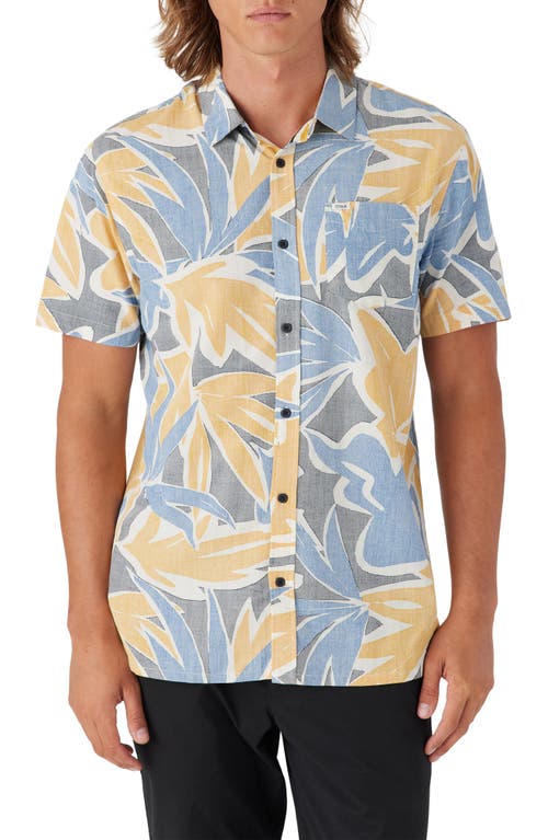 O'Neill Floral Print Short Sleeve Button-Up Shirt at Nordstrom,