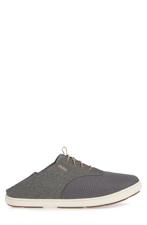 Olukai Men's Nohea Moku Sneaker In Charcoal/clay In Charcoal/clay Textile