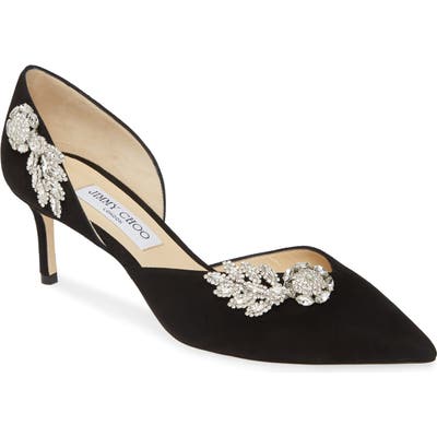 Jimmy Choo Teja Embellished Suede D