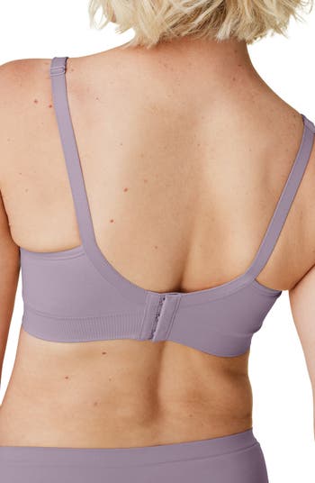Bravado Body Silk seamless sheer insert nursing bra in mauve