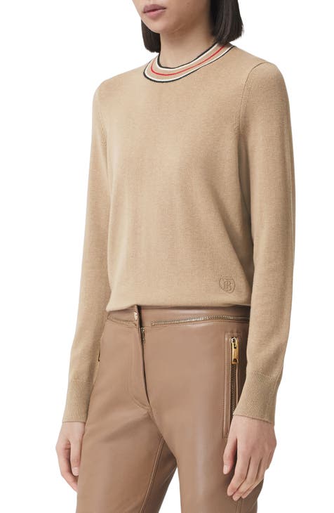 Tilda Stripe Collar Cashmere Sweater