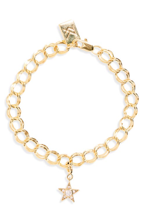 Miranda Frye Star Charm Bracelet In Gold