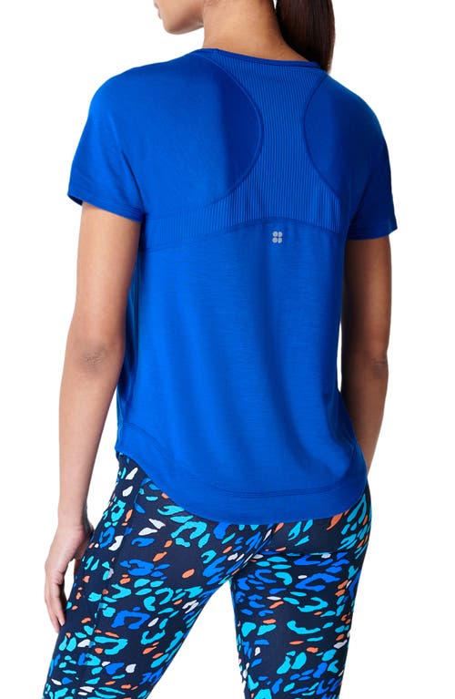 Shop Sweaty Betty Breathe Easy Run T-shirt In Lightning Blue