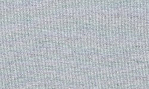 Grey Lab French Terry Cropped Hoodie In Heather Grey In Heather Grey