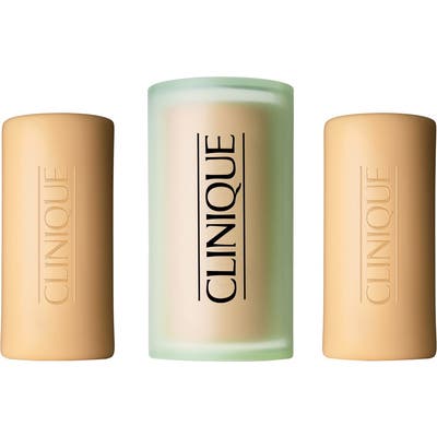 Clinique Three Little Soaps With Travel Dish