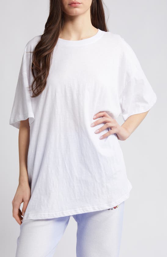Shop Boys Lie Vows Oversize T-shirt In White