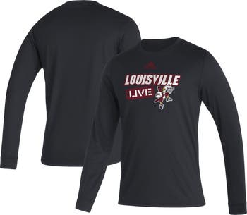 Adidas Men's adidas Black Louisville Cardinals Live Creator Long Sleeve T- Shirt