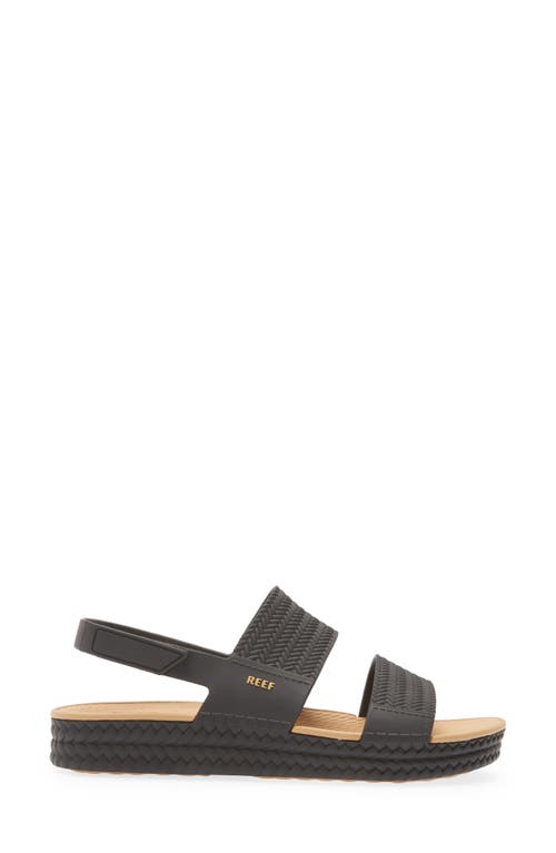 Reef Water Vista Slingback Sandal In Black/tan