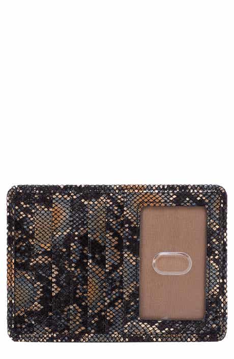 Burberry Somerset Check Canvas & Leather Card Case | Nordstrom
