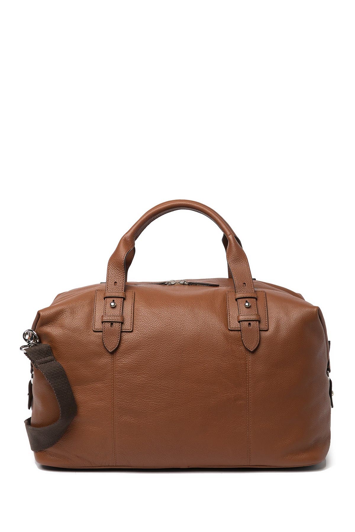 cole haan leather weekender bag