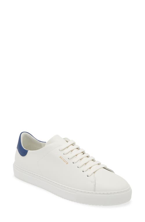 Axel Arigato Clean 90 Low Top Sneaker In White/navy