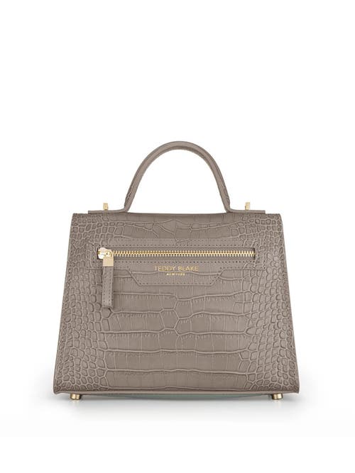 Teddy Blake Ava Croco Gold 11" In Beige
