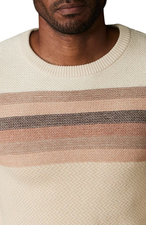 The Normal Brand Stripe Ski Sweater In Ivory Multi