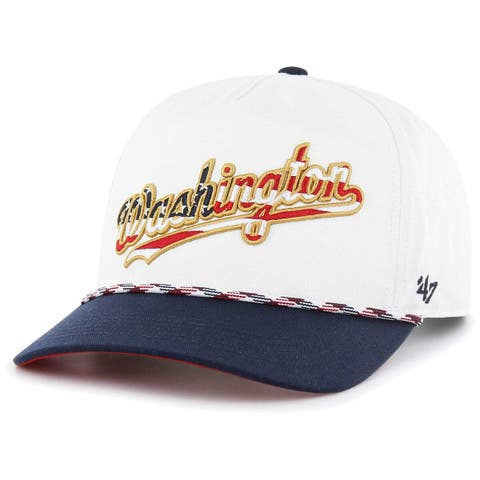 Washington Nationals '47 Retro Super Hitch Snapback Hat - Red/Navy