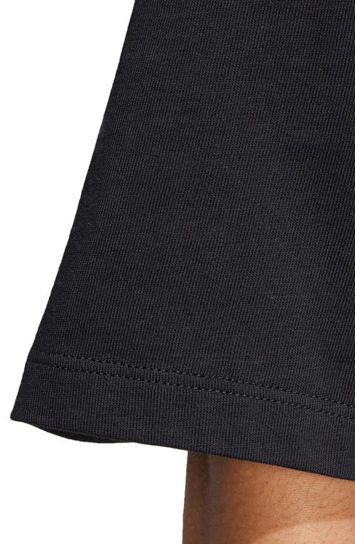 Adidas Originals Adidas Essentials Lifestyle Trefoil Logo Cotton T-shirt In Black