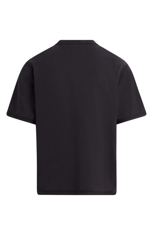Hudson Jeans Heavyweight Cotton T-shirt In Forest Black