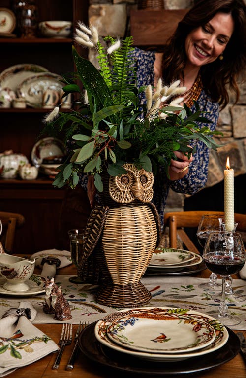 Juliska Devon Will Owl Vase In Brown