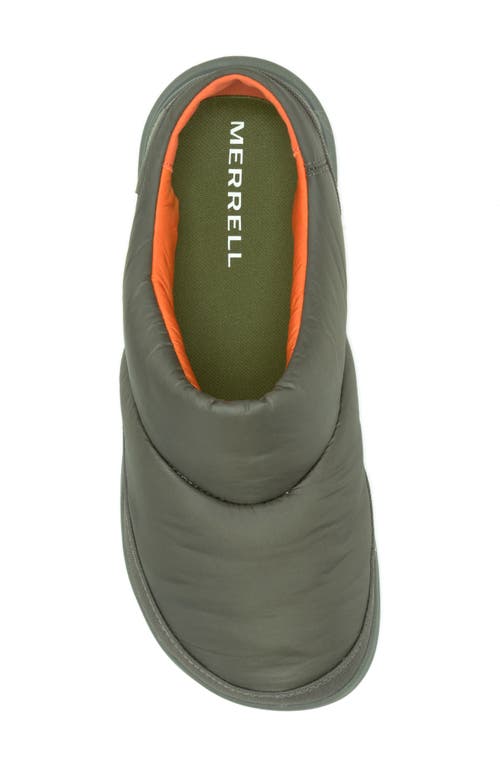 Merrell Hut Moc 2 Quilted Slide In Olive